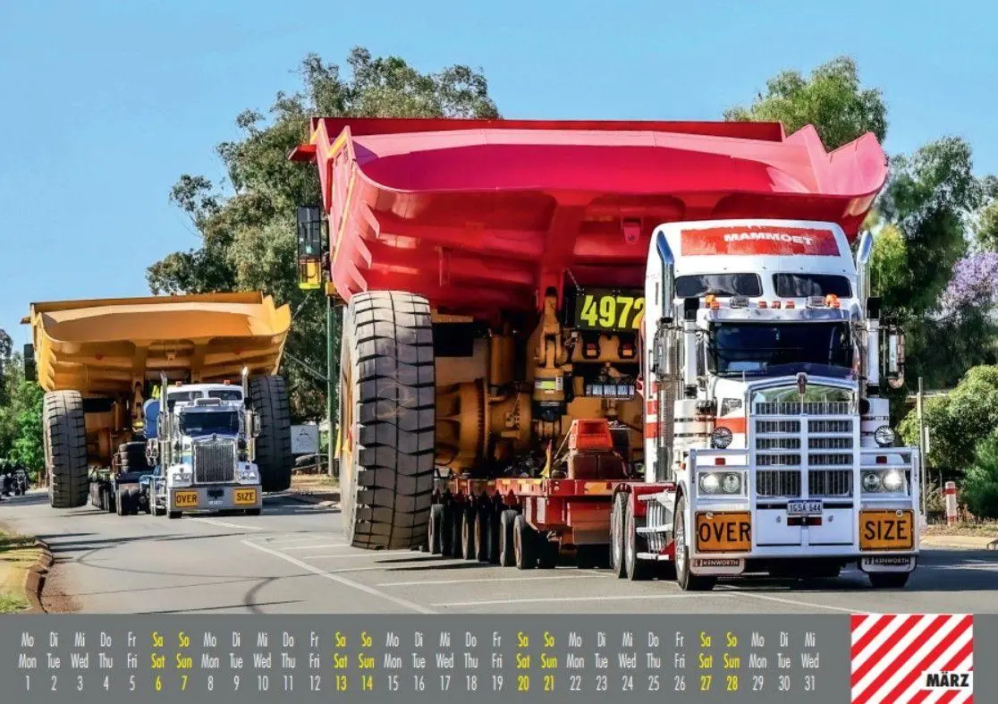 Bild: 9783613323087 | Schwertransporter Kalender 2027 | Kalender | 14 S. | Deutsch | 2027