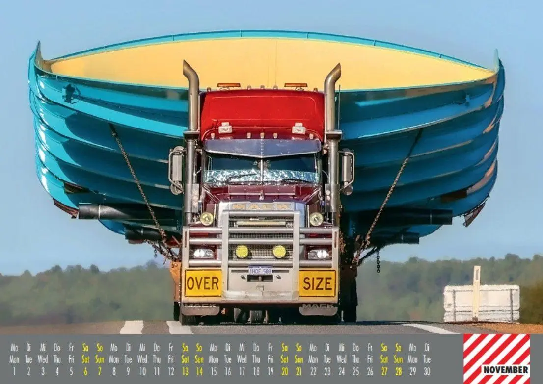 Bild: 9783613323087 | Schwertransporter Kalender 2027 | Kalender | 14 S. | Deutsch | 2027