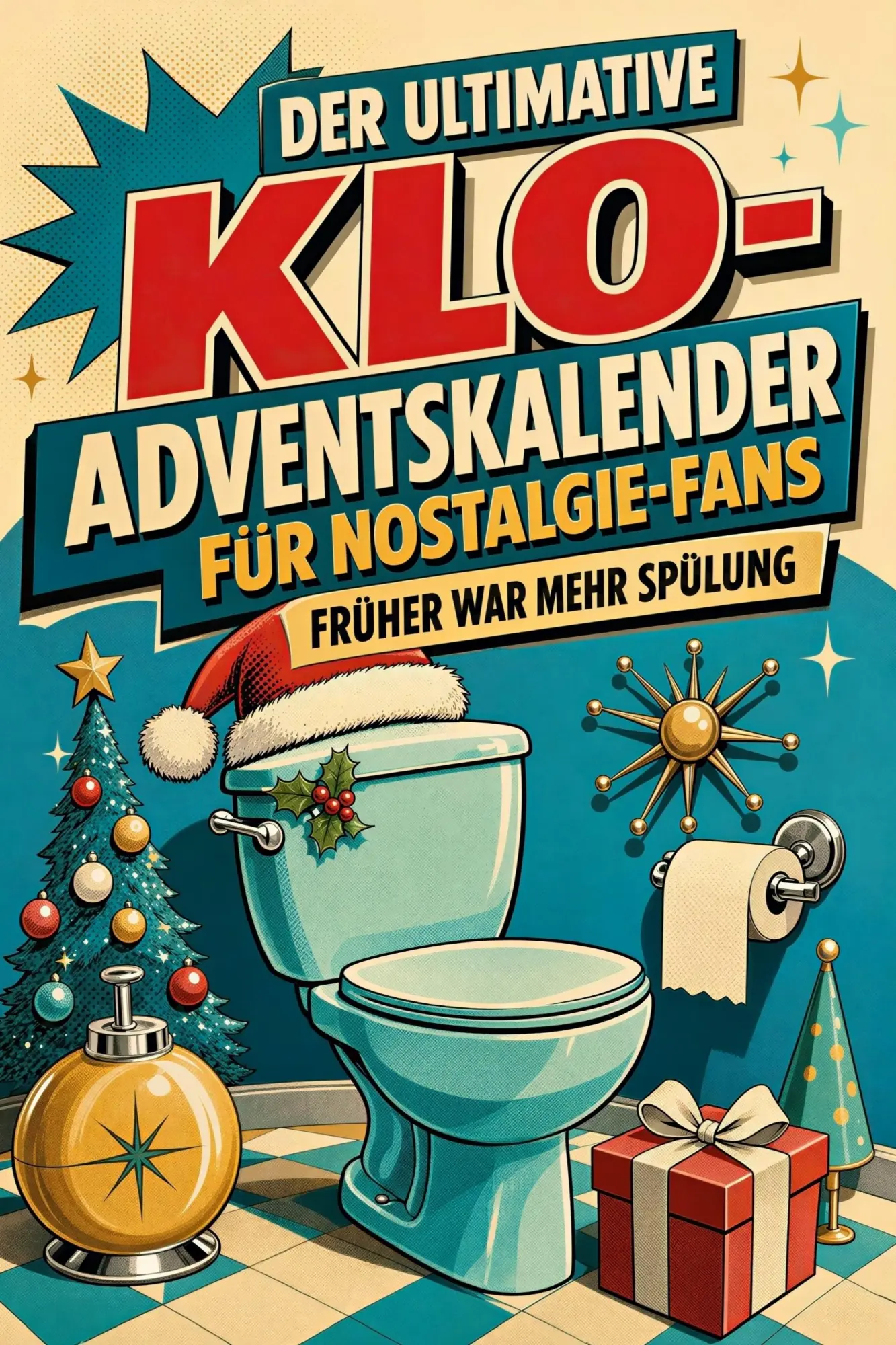 Cover: 9783696113087 | Der ultimative Klo-Adventskalender für Nostalgie-Fans | Olivia Fischer