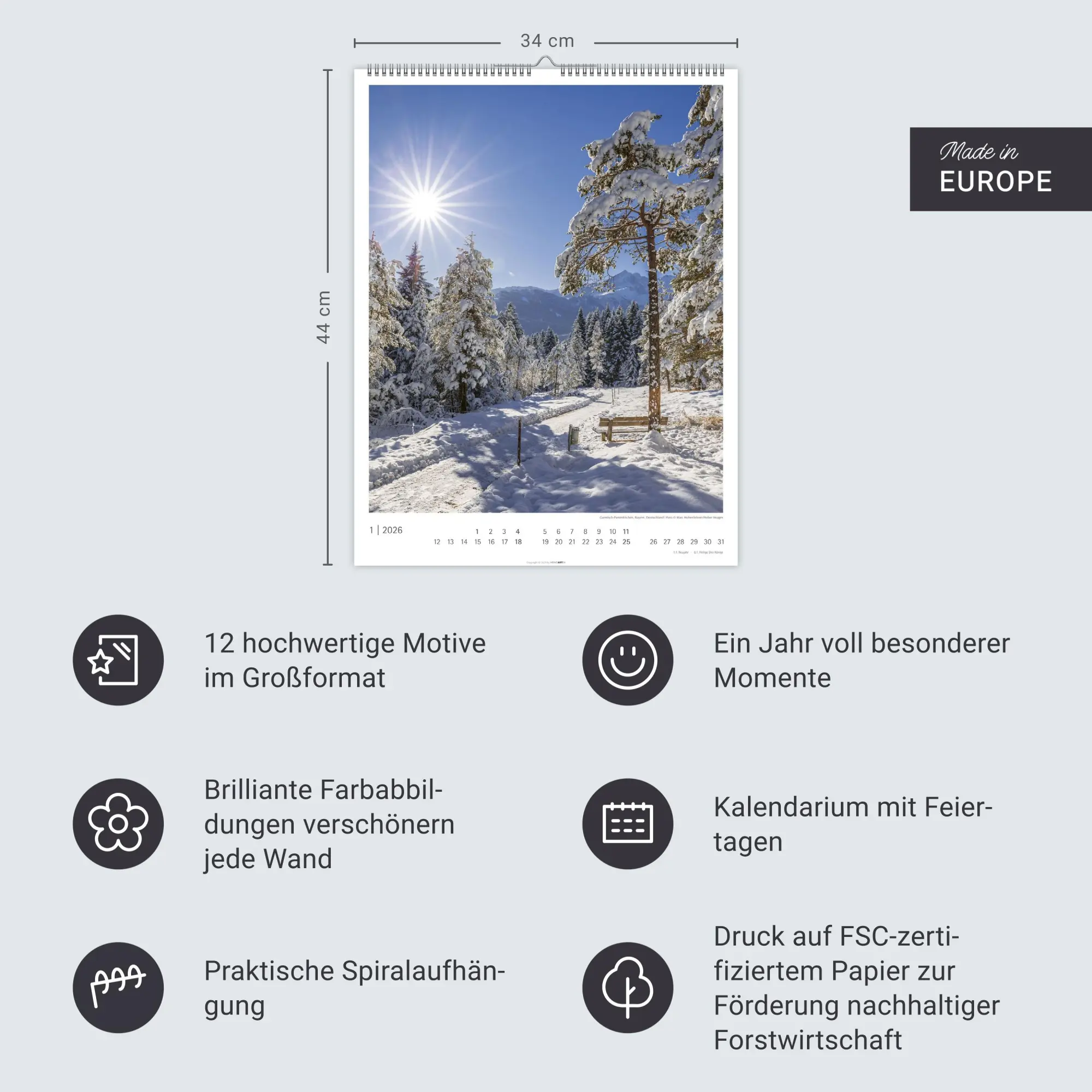 Bild: 9783839903087 | Wohin der Weg uns führt Kalender 2026 | Kalender | 14 S. | Deutsch