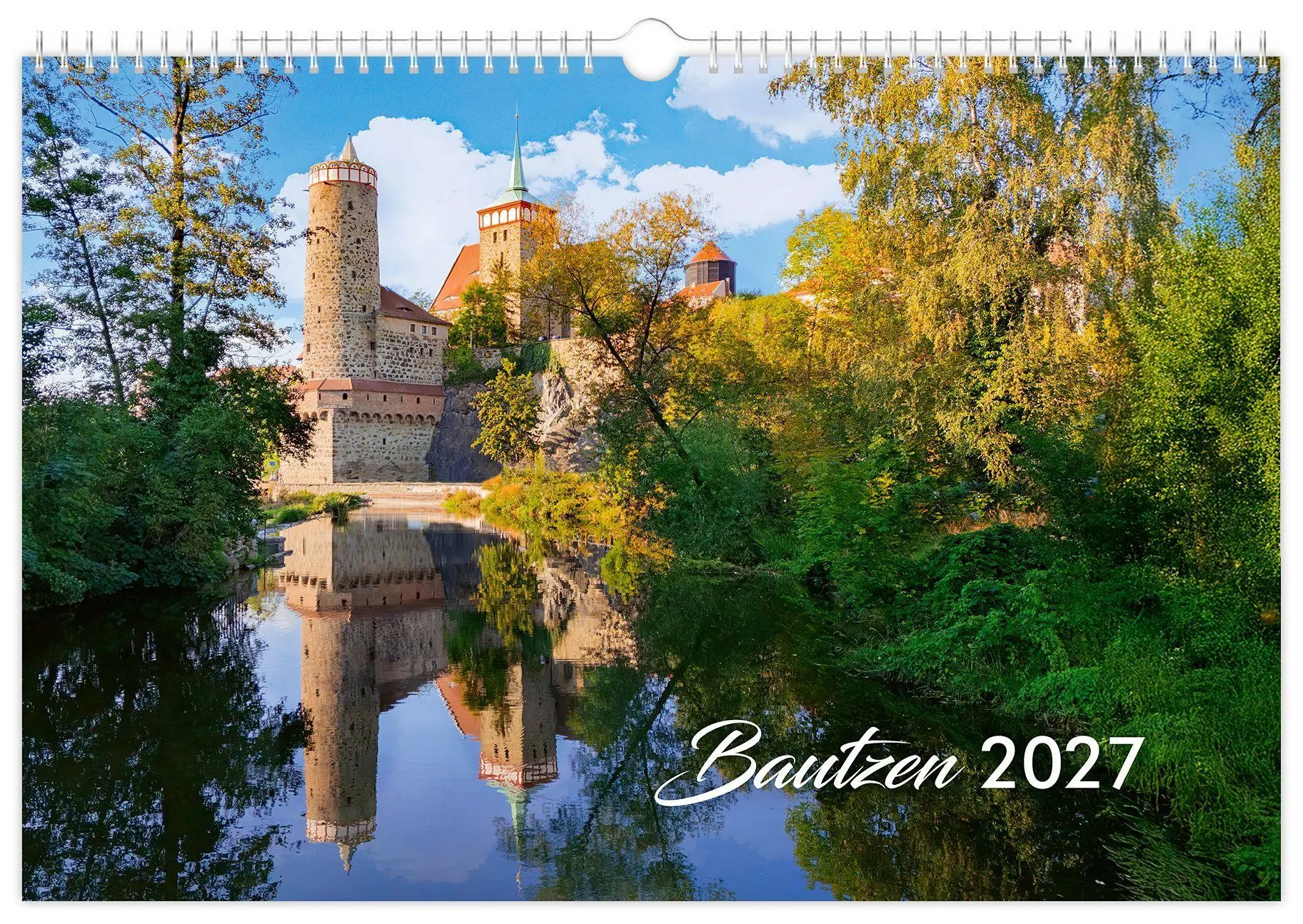 Cover: 9783912303087 | Kalender Bautzen 2027 | 45 x 30 cm weißes Kalendarium | Peter Schubert