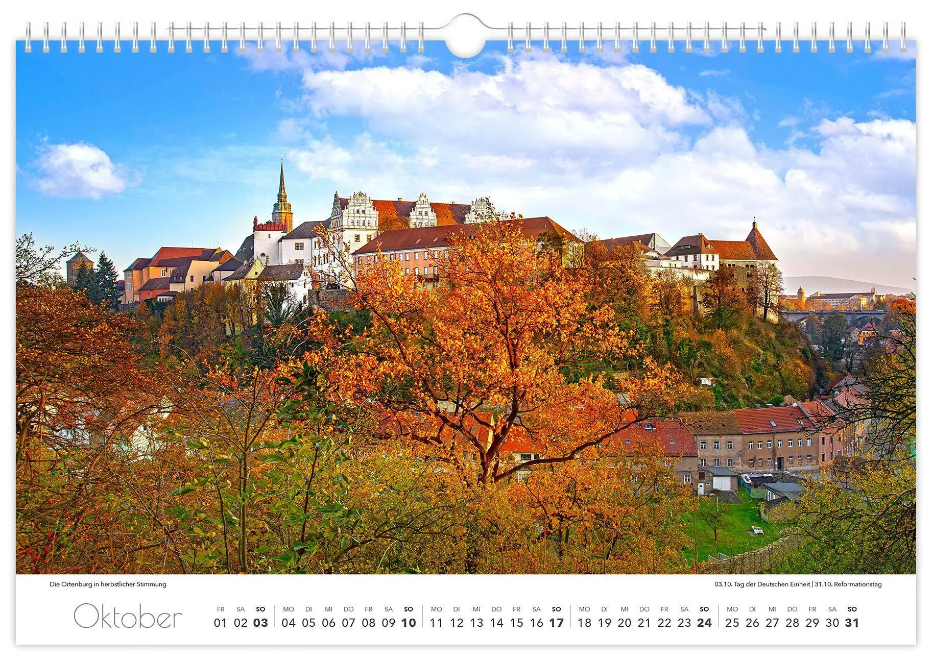Bild: 9783912303087 | Kalender Bautzen 2027 | 45 x 30 cm weißes Kalendarium | Peter Schubert