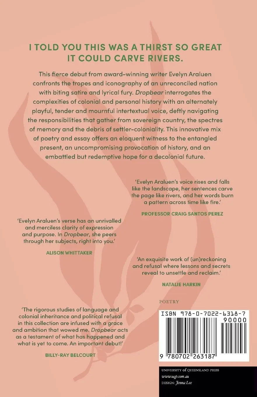Rückseite: 9780702263187 | Dropbear | Evelyn Araluen | Taschenbuch | Englisch | 2024