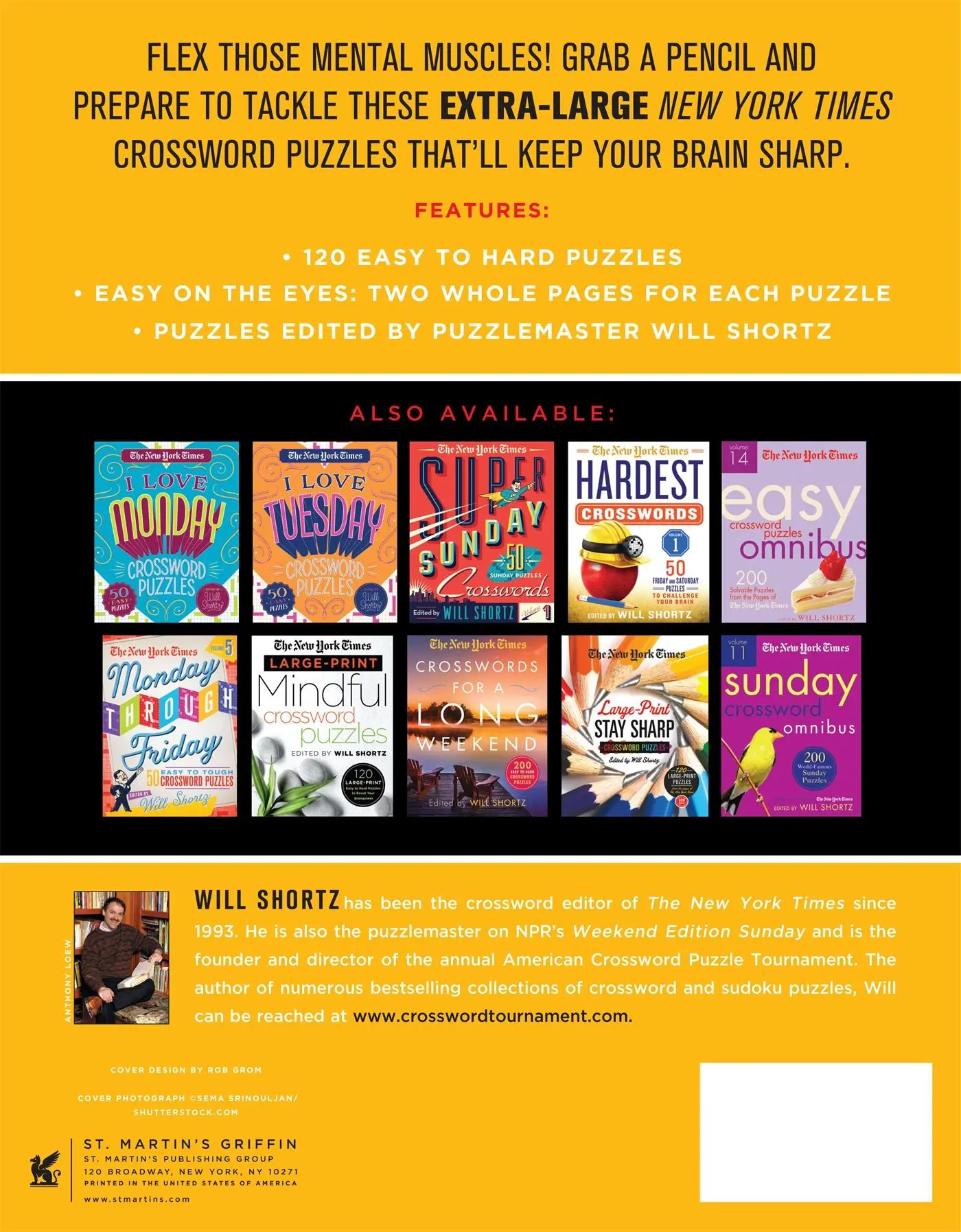 Rückseite: 9781250253187 | New York Times Super Sharp Crossword Puzzles | The New York Times