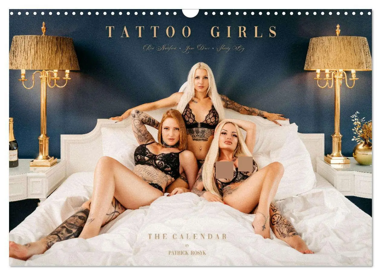 Cover: 9783457373187 | Tattoo Girls - Jane Davi, Red.Natified, Shorty BIG (Wandkalender...