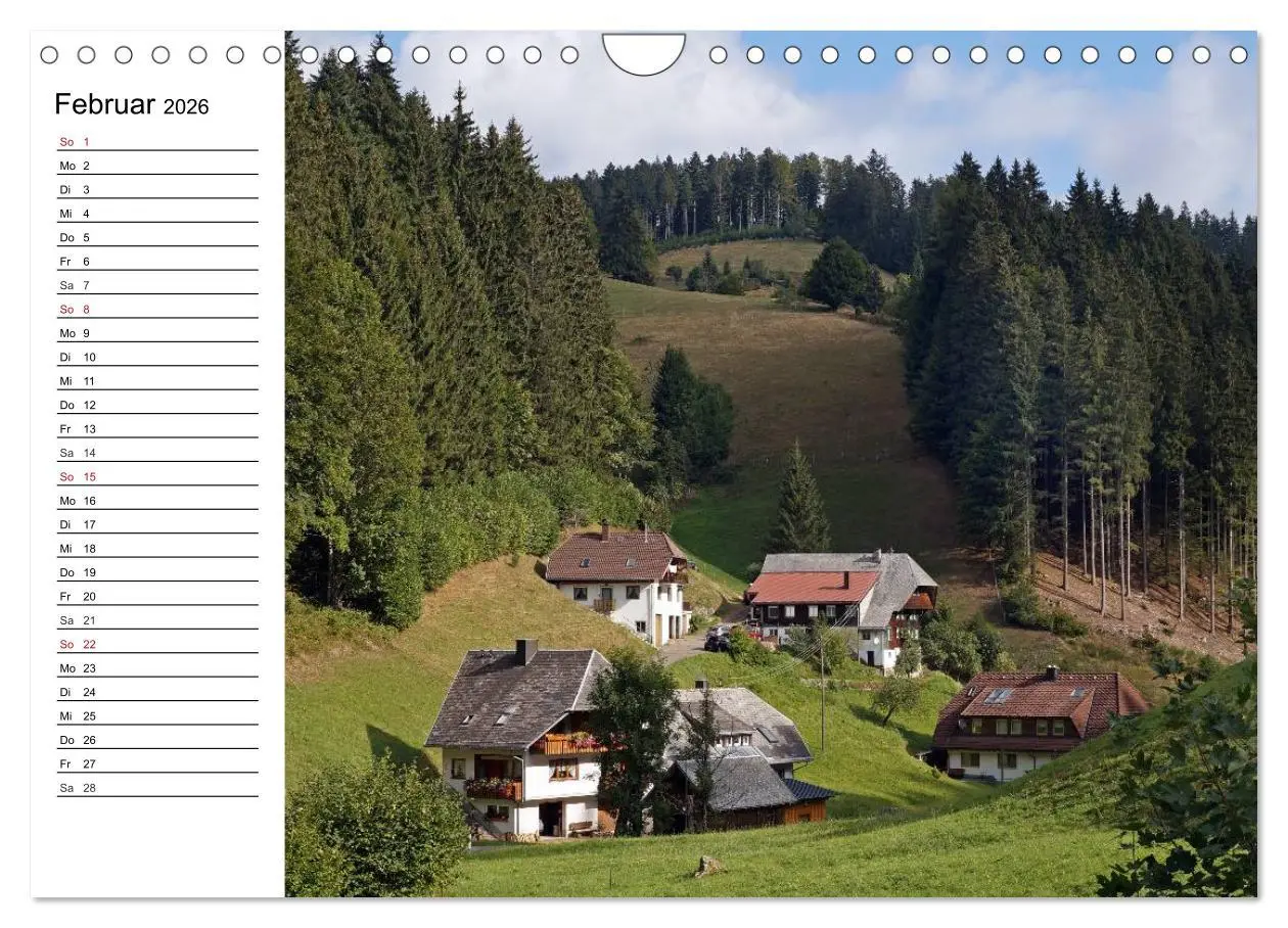 Bild: 9783457993187 | Südschwarzwald - Impressionen (Wandkalender 2026 DIN A4 quer),...