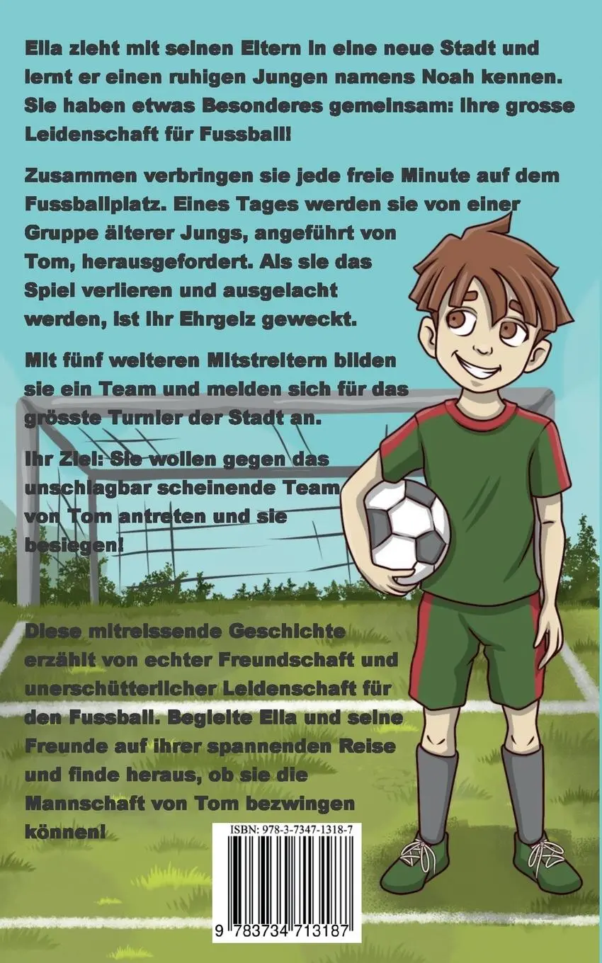 Rückseite: 9783734713187 | Elia und das grosse Fussballabenteuer | Cédric Pezzali | Taschenbuch