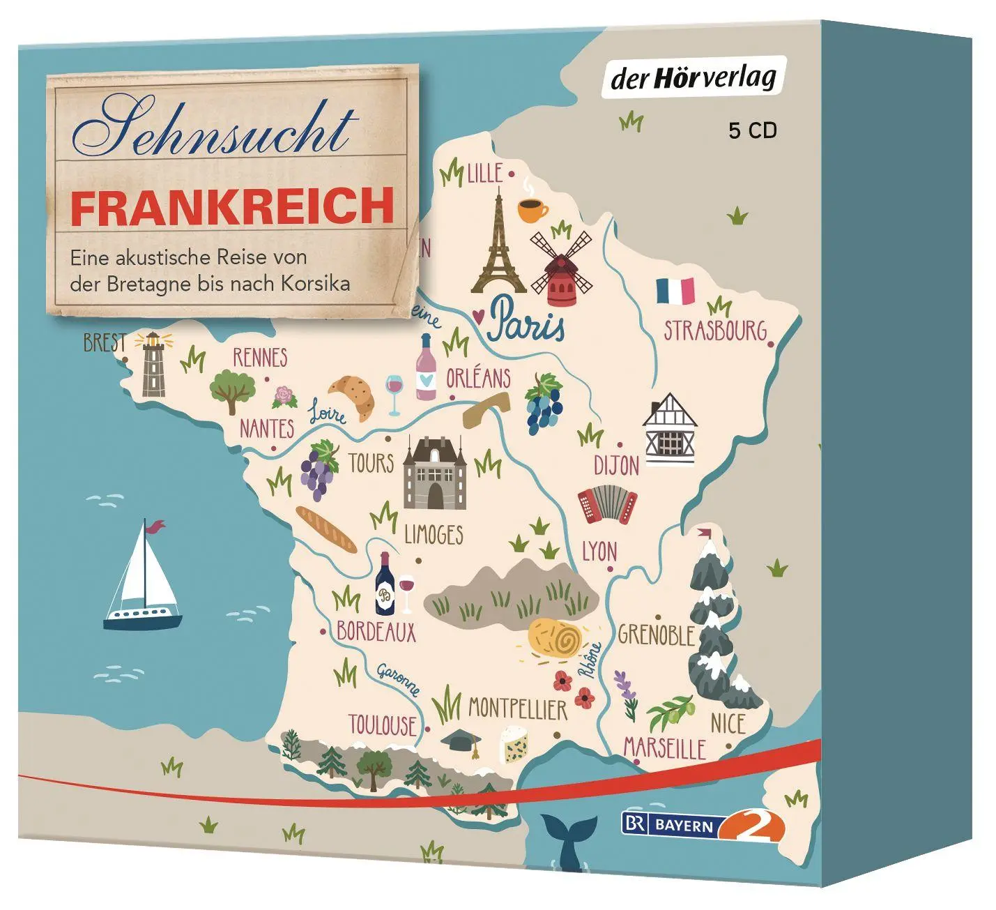 Bild: 9783844533187 | Sehnsucht Frankreich 5 CD | Thomas Grasberger (u. a.) | Audio-CD