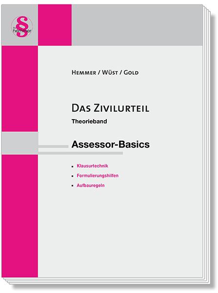 Cover: 9783968383187 | Das Zivilurteil Theorieband | Assessor-Basics | Ingo Gold (u. a.)