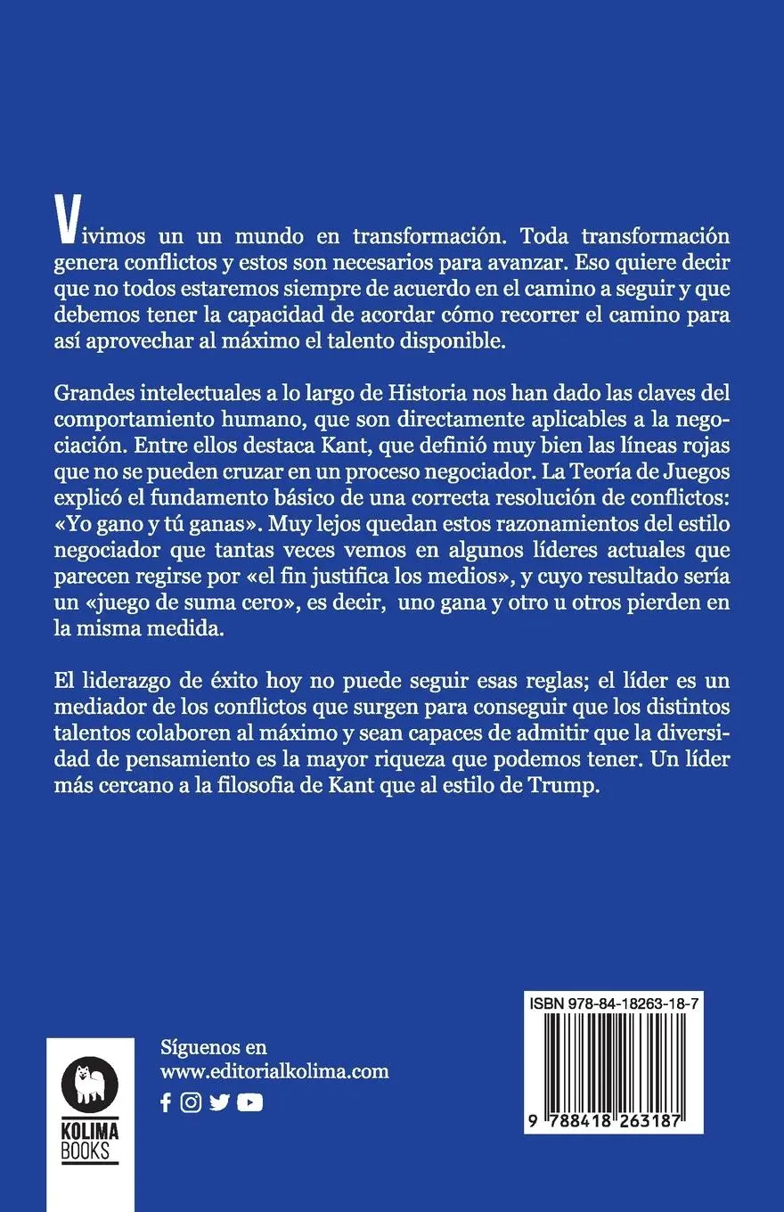 Rückseite: 9788418263187 | Más Kant y menos Trump | La decisión de negociar | Juan Mateo Díaz