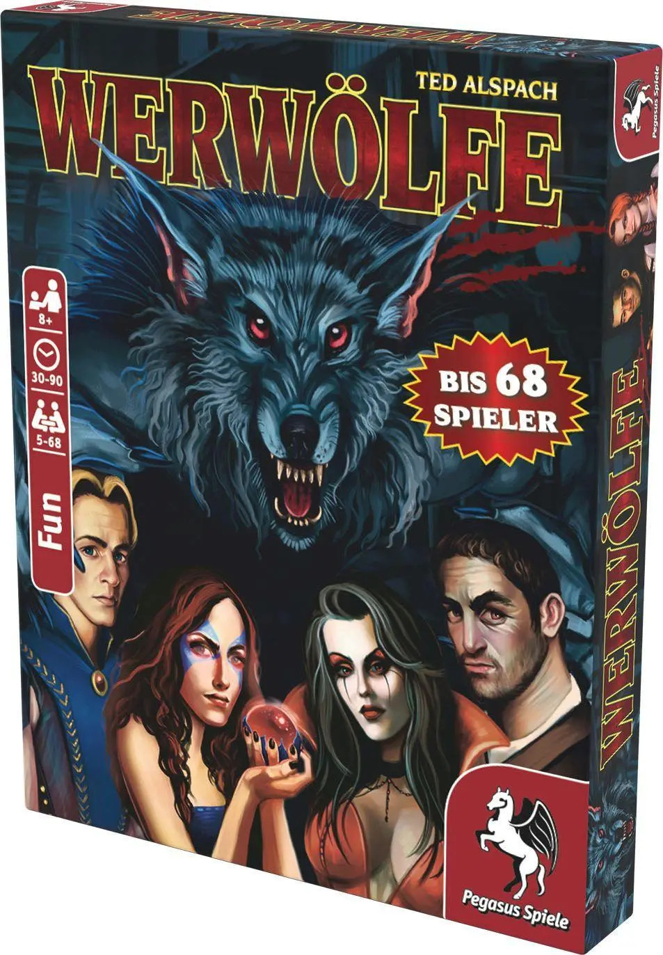 Bild: 4250231703287 | Werwölfe | Ted Alspach | Spiel | Brettspiel | 17800G | Deutsch | 2009