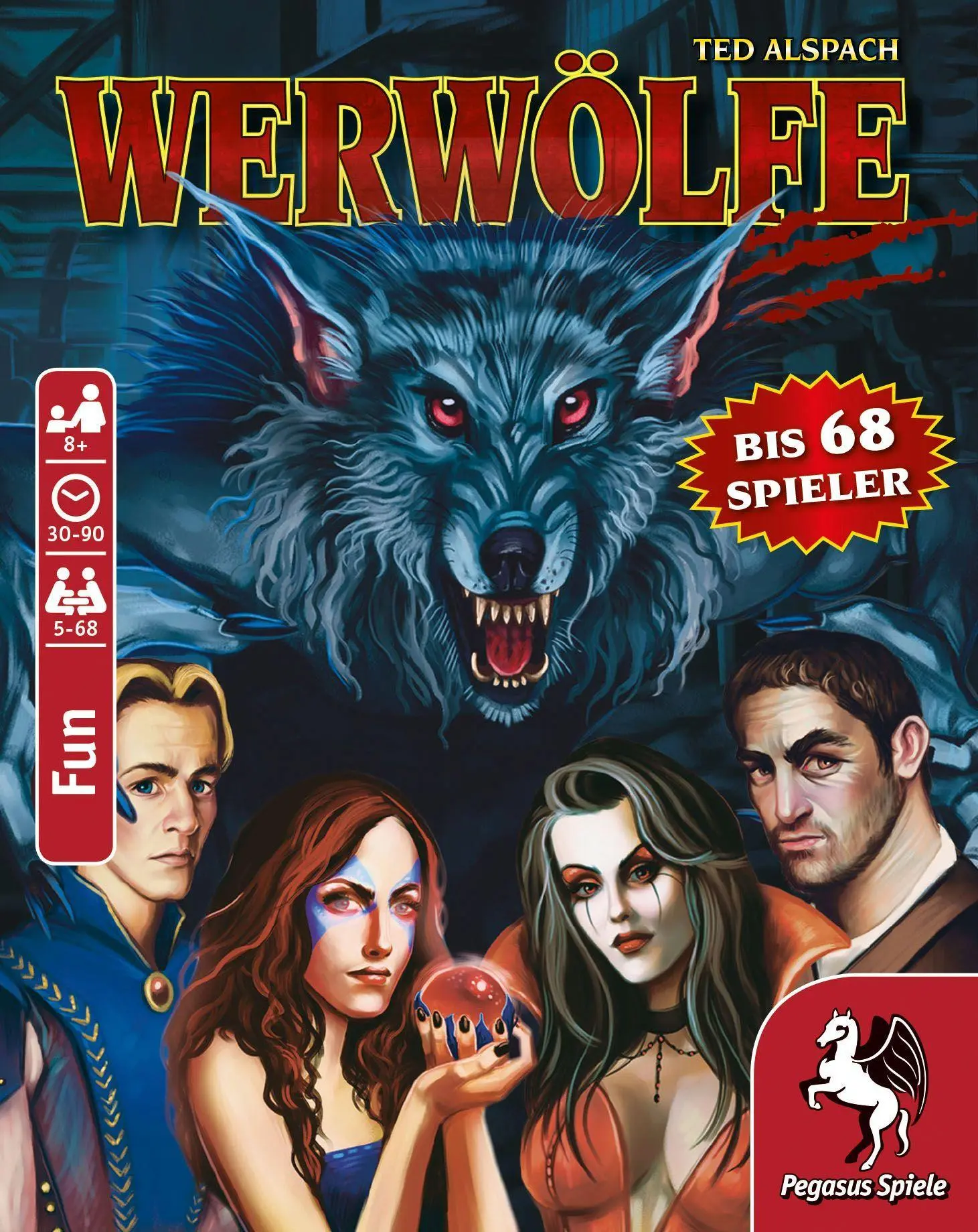 Bild: 4250231703287 | Werwölfe | Ted Alspach | Spiel | Brettspiel | 17800G | Deutsch | 2009