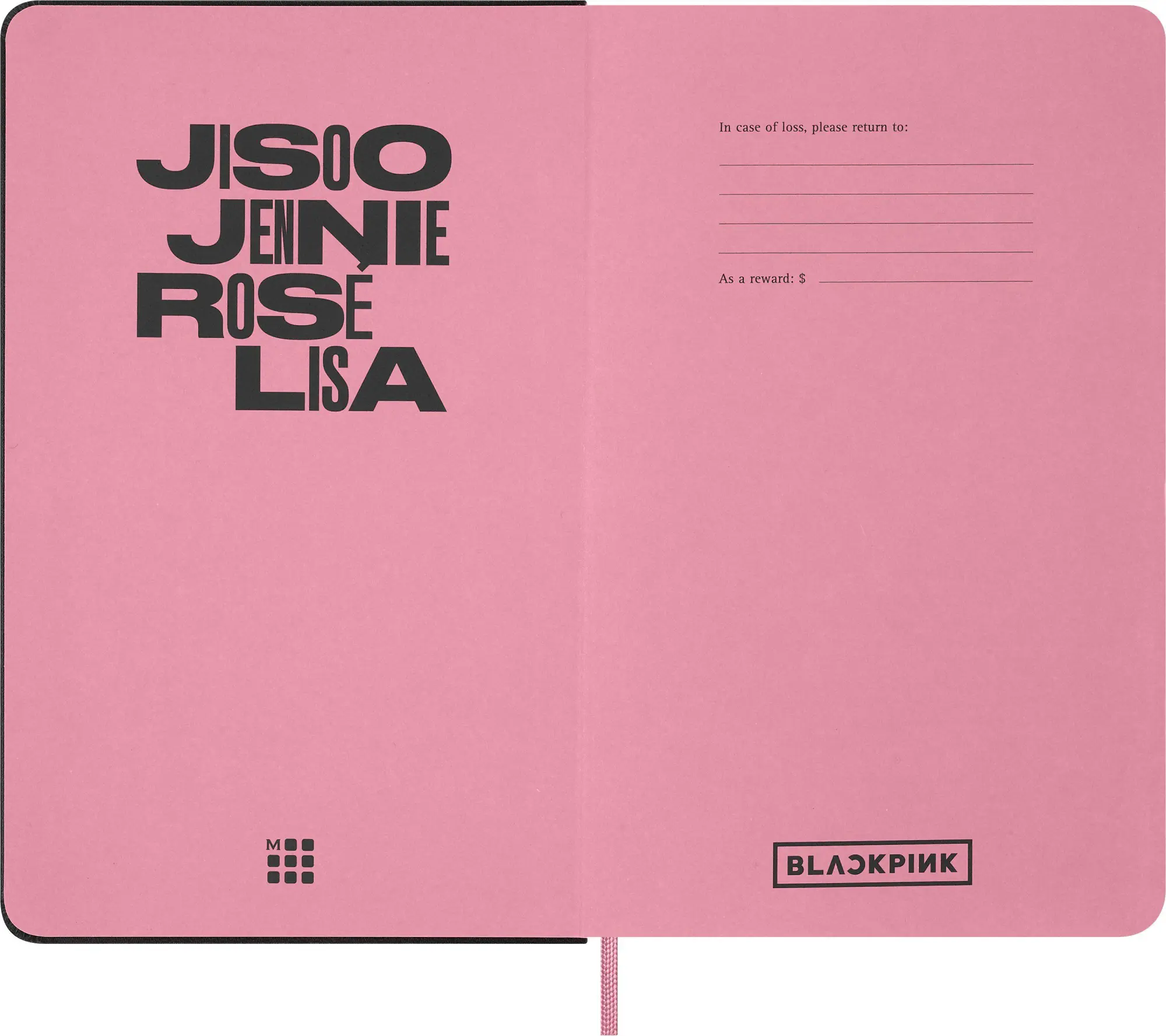 Bild: 8056711513287 | Moleskine X Blackpink Skizzenbuch Bundle mit 5 bunten...