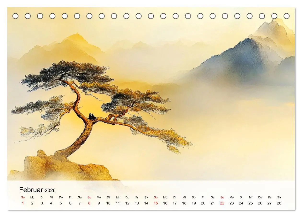 Bild: 9783457293287 | Japan. Eine künstlerische Reise im Aquarellstil (Tischkalender 2026...