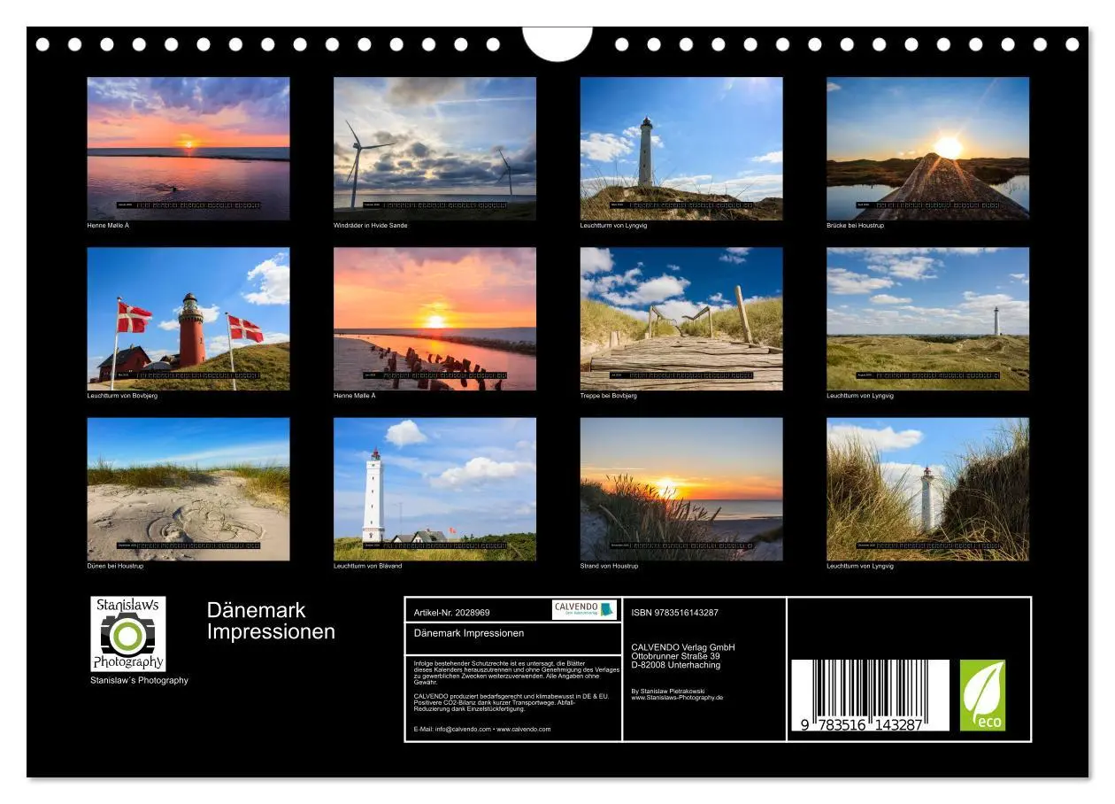 Bild: 9783516143287 | Dänemark Impressionen (Wandkalender 2026 DIN A4 quer), CALVENDO...
