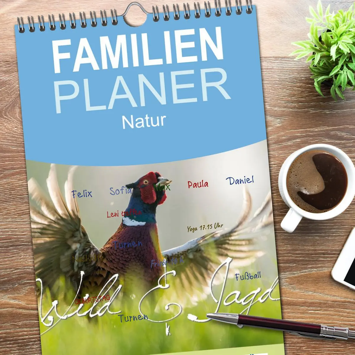 Bild: 9783516523287 | Familienplaner 2026 - Emotionale Momente: Wild und Jagd. mit 5...