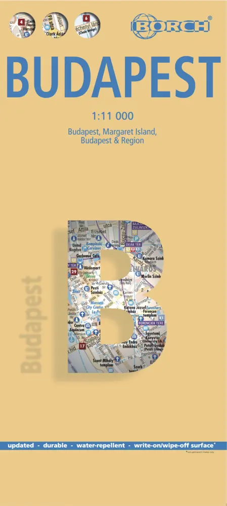 Cover: 9783866093287 | Borch Map Budapest | (Land-)Karte | Mehrfarbendruck. Gefalzt | 2 S.