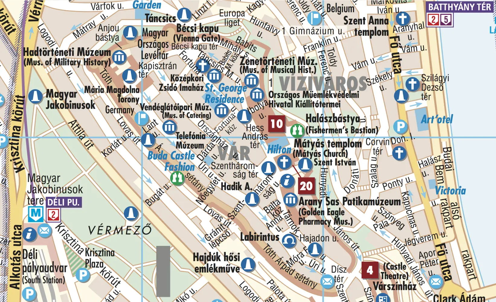 Bild: 9783866093287 | Borch Map Budapest | (Land-)Karte | Mehrfarbendruck. Gefalzt | 2 S.