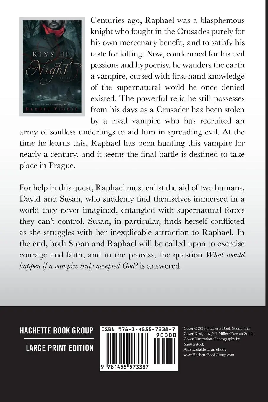 Rückseite: 9781455573387 | Kiss of Night | A Novel (Large Print Edition) | Debbie Viguie | Buch