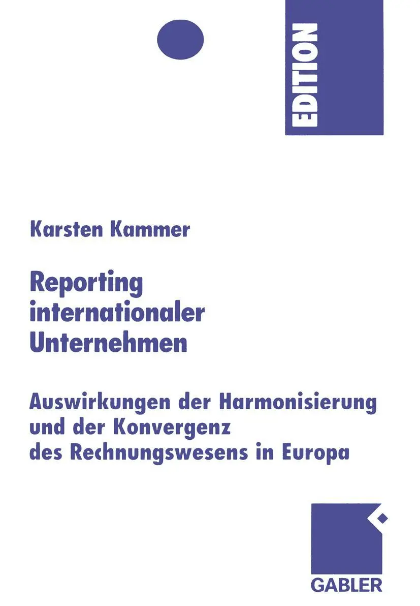 Cover: 9783409143387 | Reporting internationaler Unternehmen | Karsten Kammer | Taschenbuch