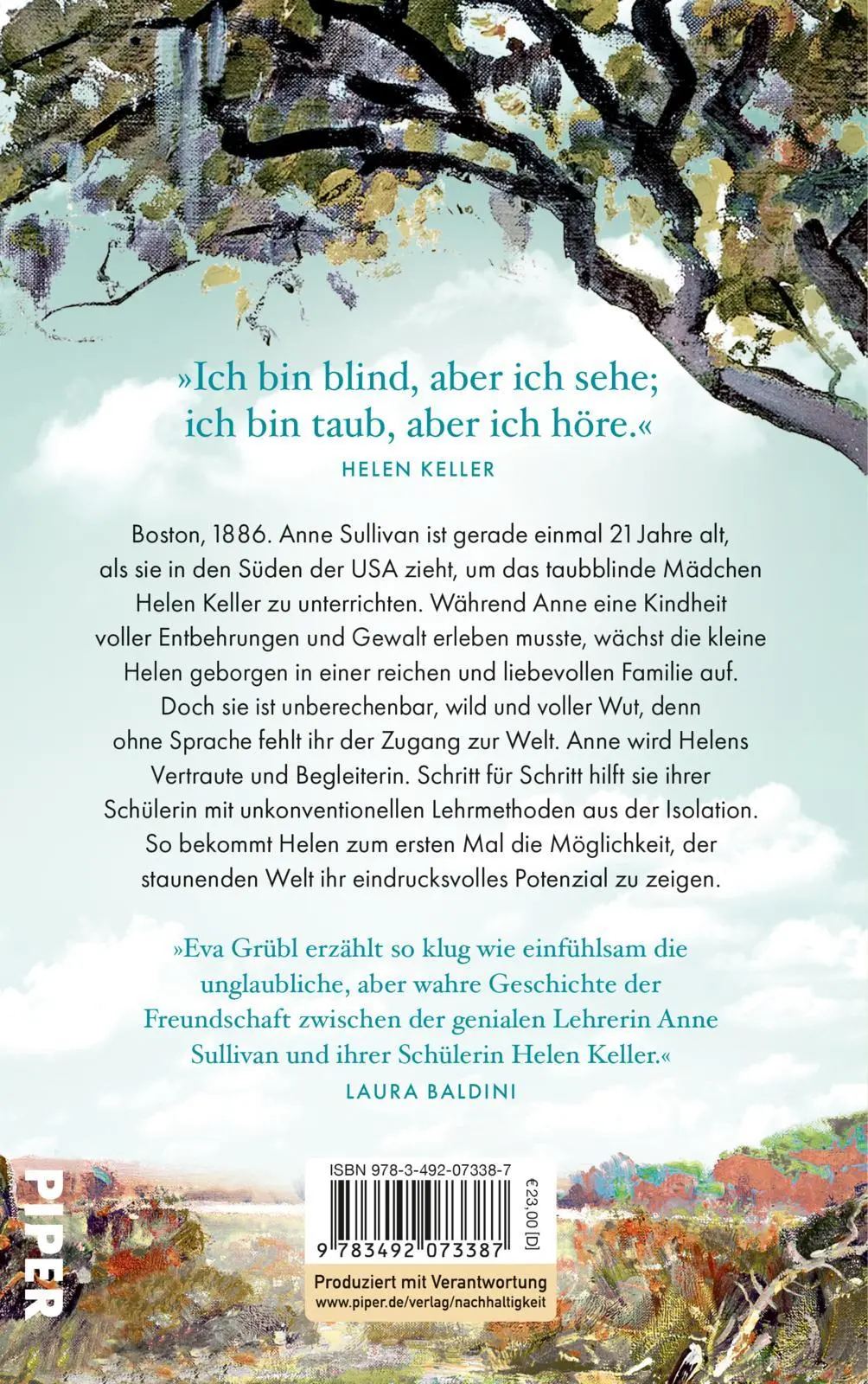 Rückseite: 9783492073387 | Schau der Welt direkt in die Augen | Eva Grübl | Buch | 416 S. | 2025