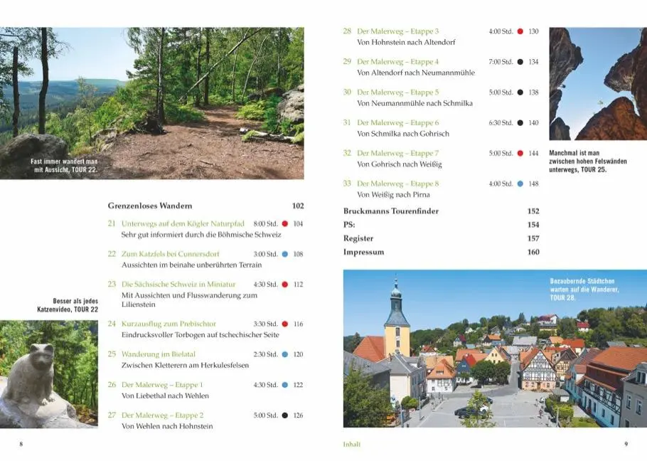Bild: 9783734313387 | Panoramawege Elbsandsteingebirge | Die 33 schönsten Aussichtstouren