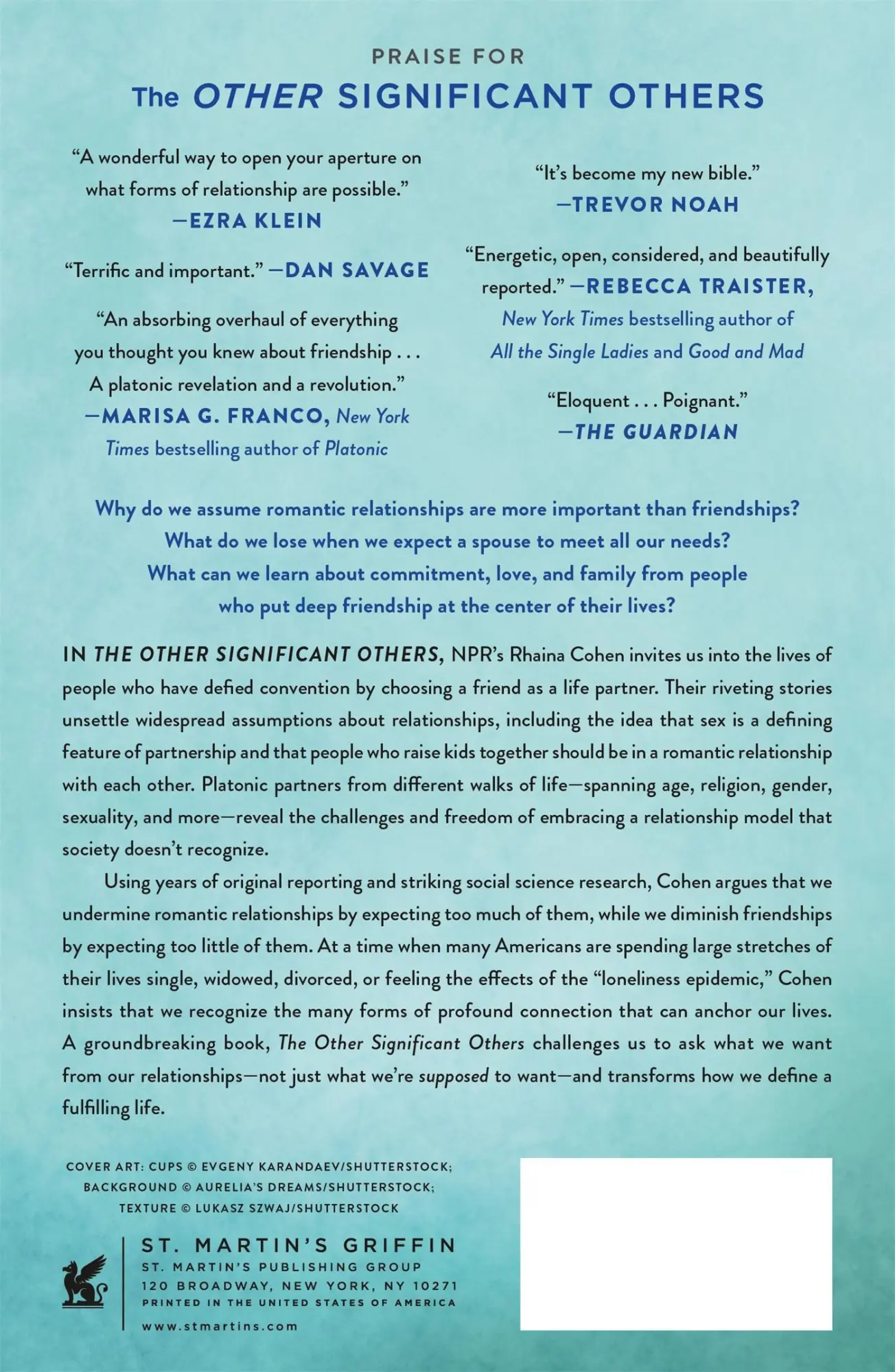 Rückseite: 9781250843487 | The Other Significant Others | Rhaina Cohen | Taschenbuch | Englisch
