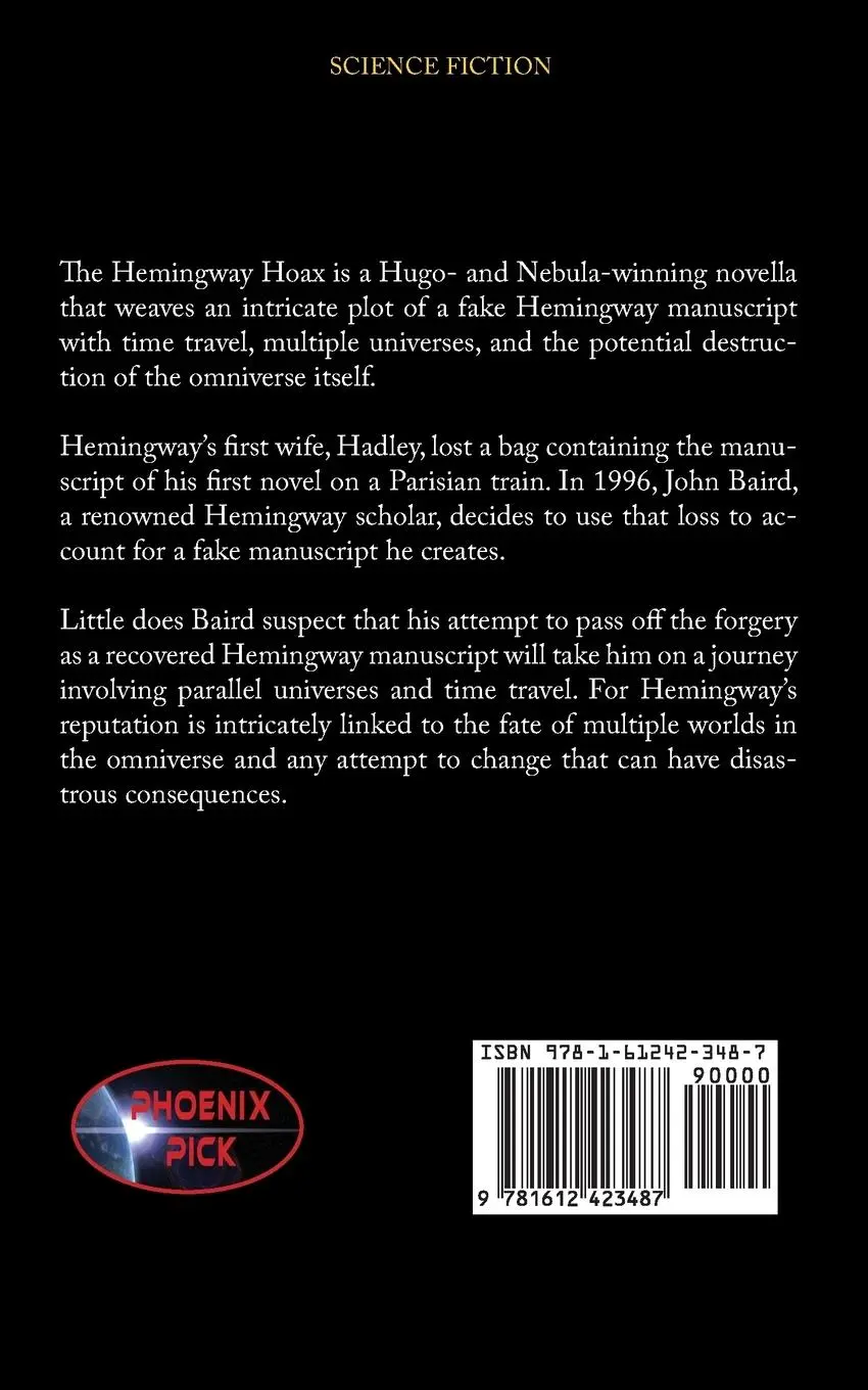Rückseite: 9781612423487 | The Hemingway Hoax-Hugo and Nebula Winning Novella | Joe Haldeman