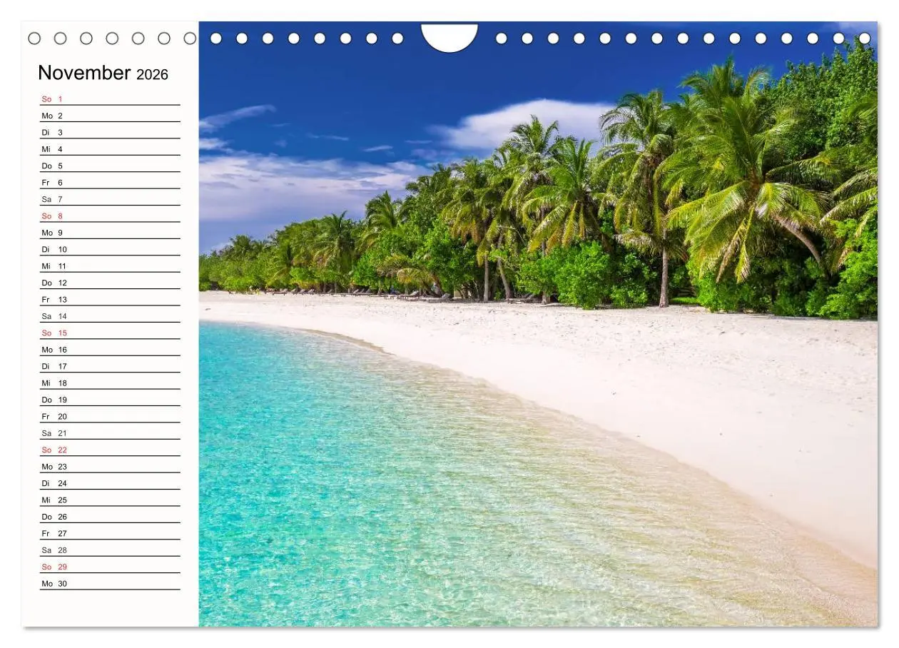 Bild: 9783457963487 | Paradiese. Karibik und Südsee über und unter Wasser (Wandkalender...