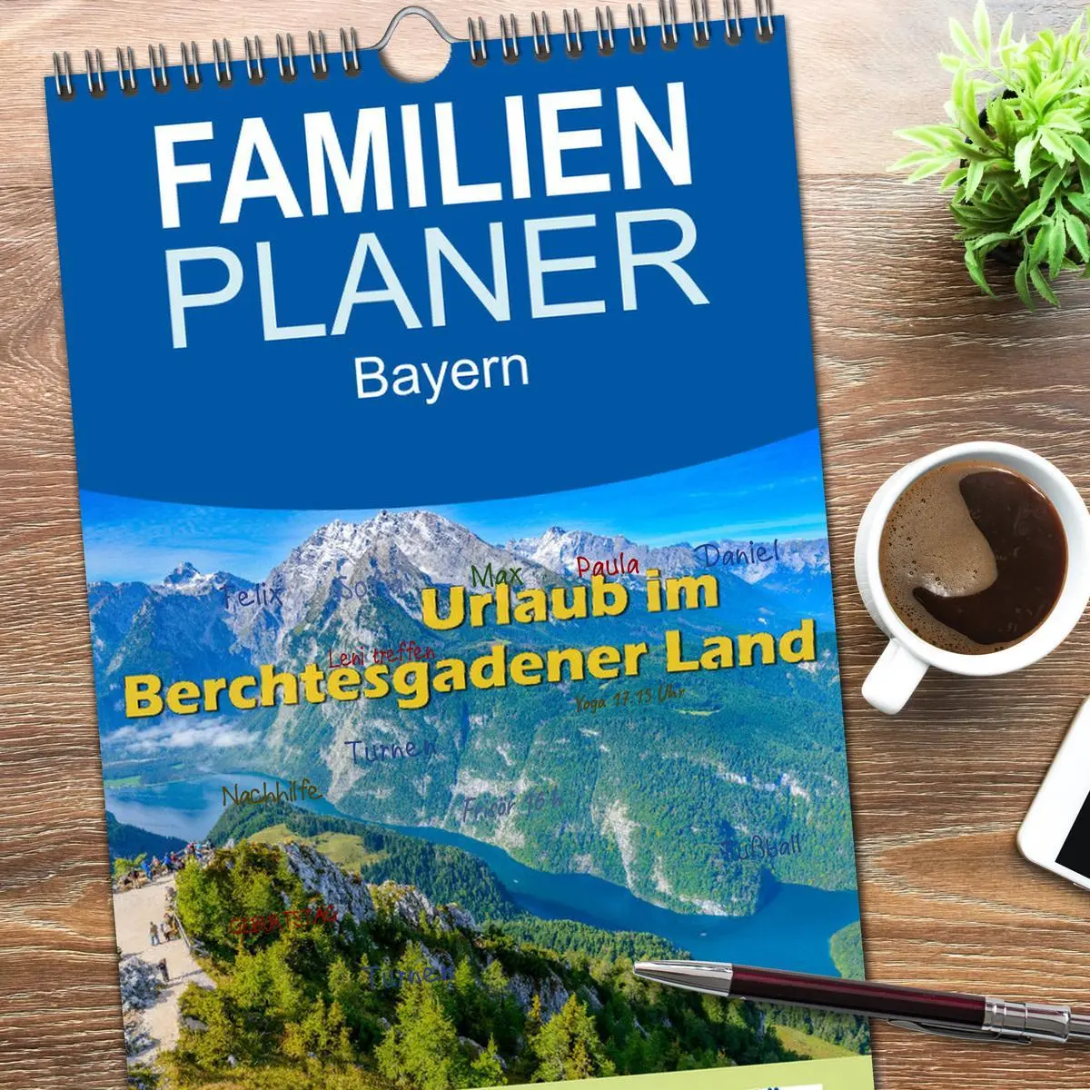Bild: 9783516503487 | Familienplaner 2026 - Urlaub im Berchtesgadener Land mit 5 Spalten...