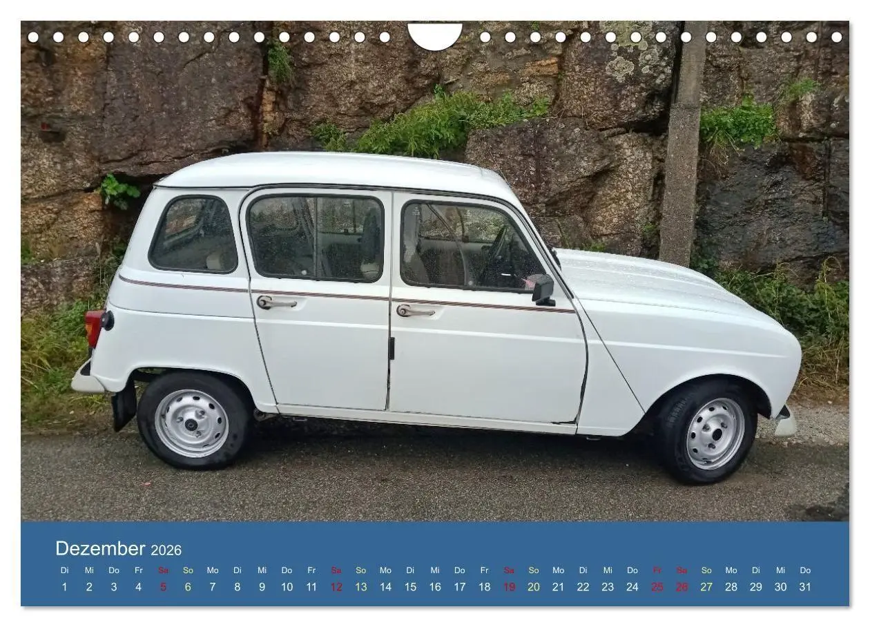 Bild: 9783516673487 | Kultauto aus Frankreich - Renault 4 (Wandkalender 2026 DIN A4...