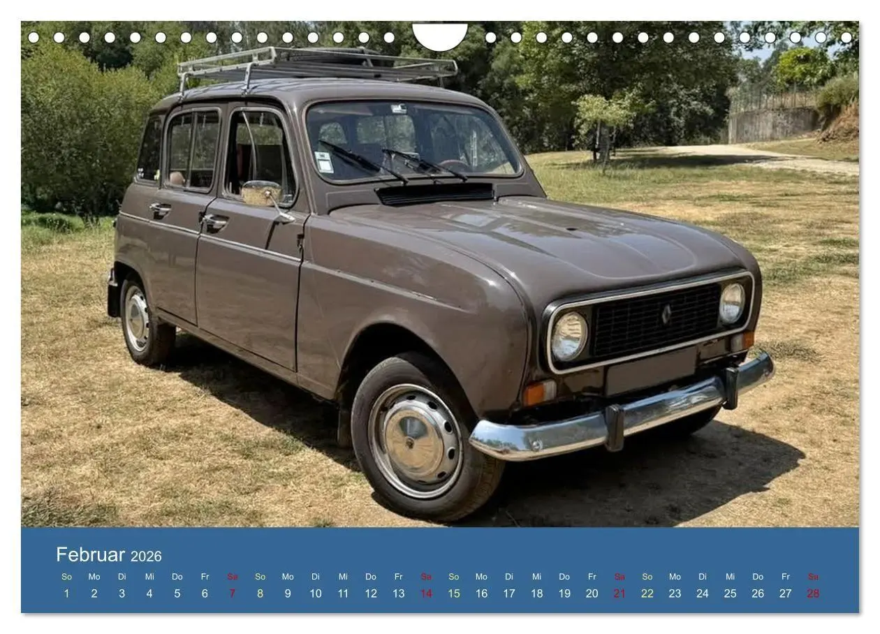 Bild: 9783516673487 | Kultauto aus Frankreich - Renault 4 (Wandkalender 2026 DIN A4...