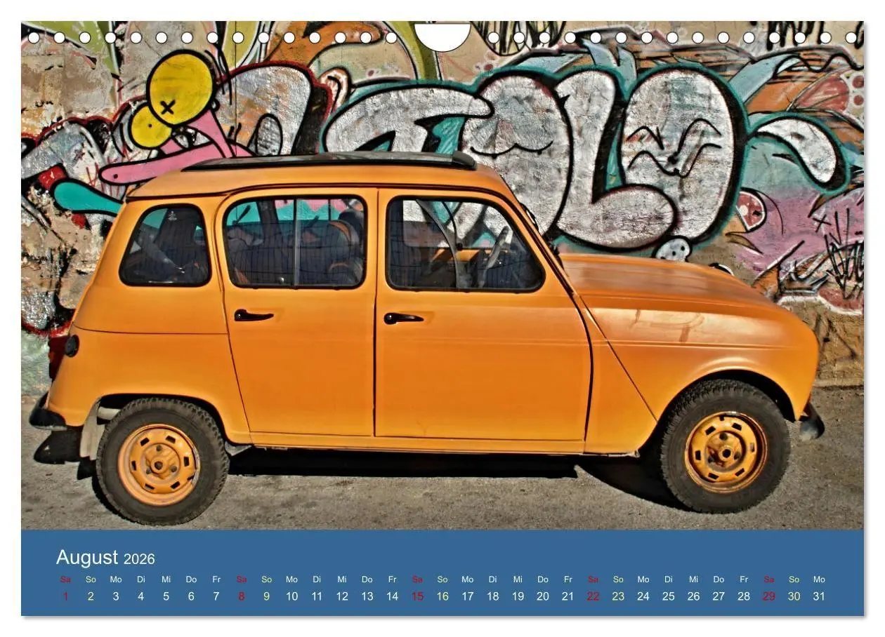 Bild: 9783516673487 | Kultauto aus Frankreich - Renault 4 (Wandkalender 2026 DIN A4...