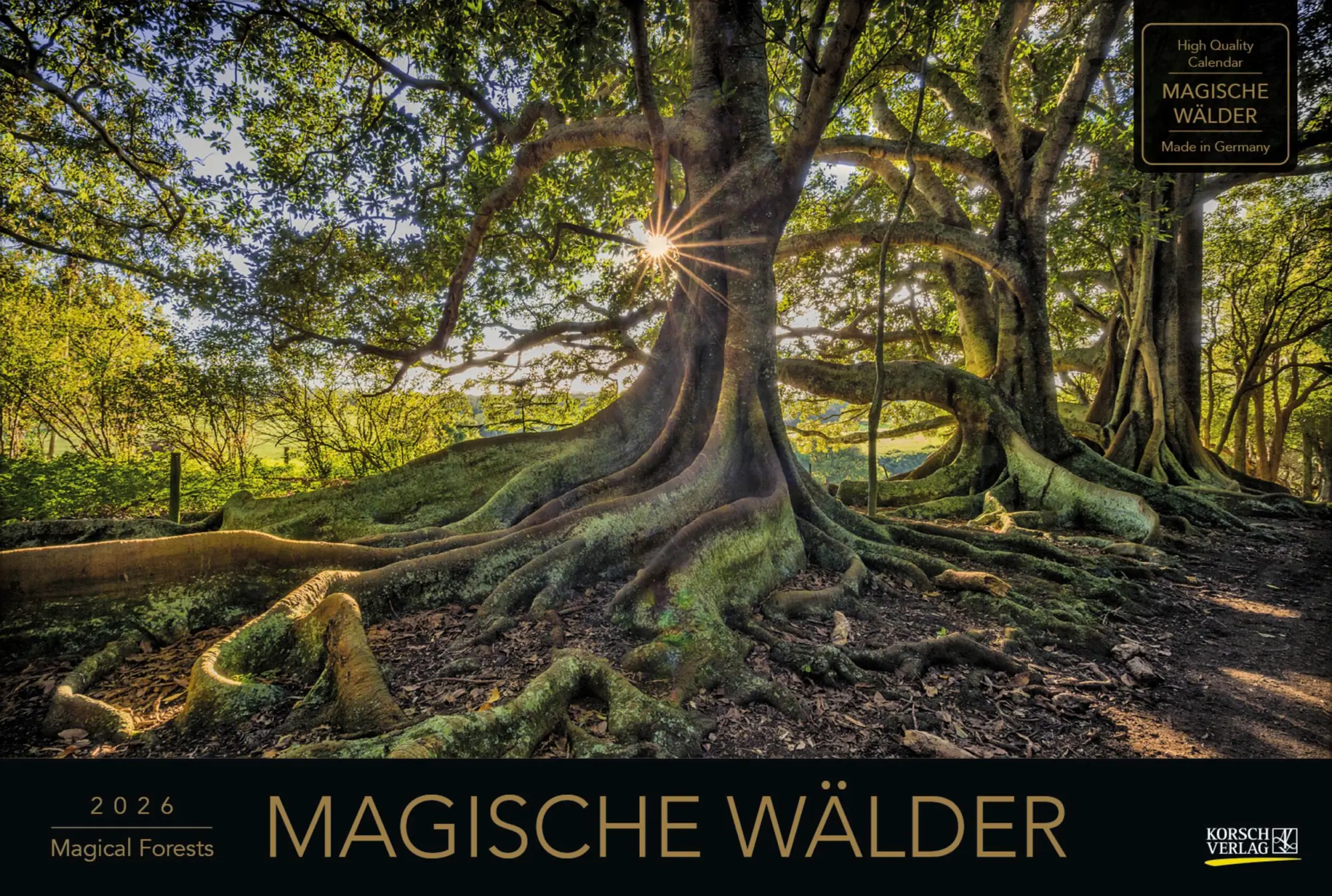 Cover: 9783731883487 | Magische Wälder 2026 | Verlag Korsch | Kalender | 14 S. | Deutsch