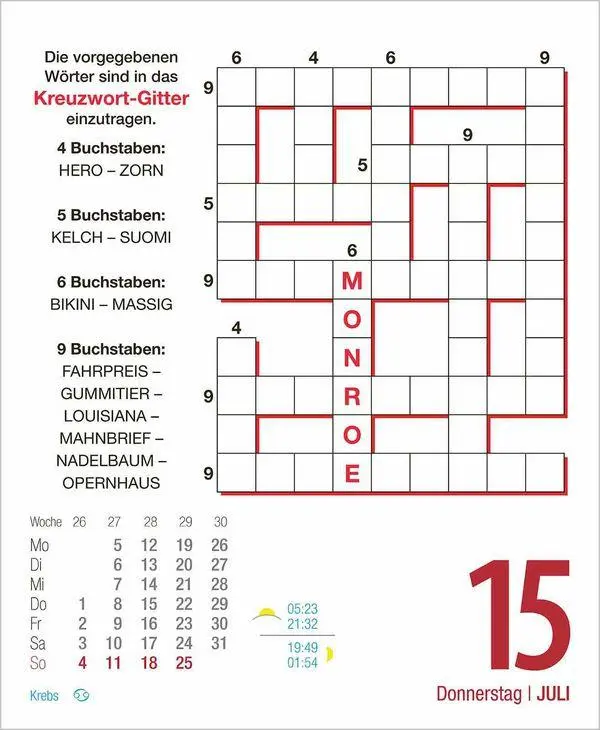 Bild: 9783819303487 | Rästel für Renter 2027 | Korsch Verlag | Kalender | 328 S. | Deutsch