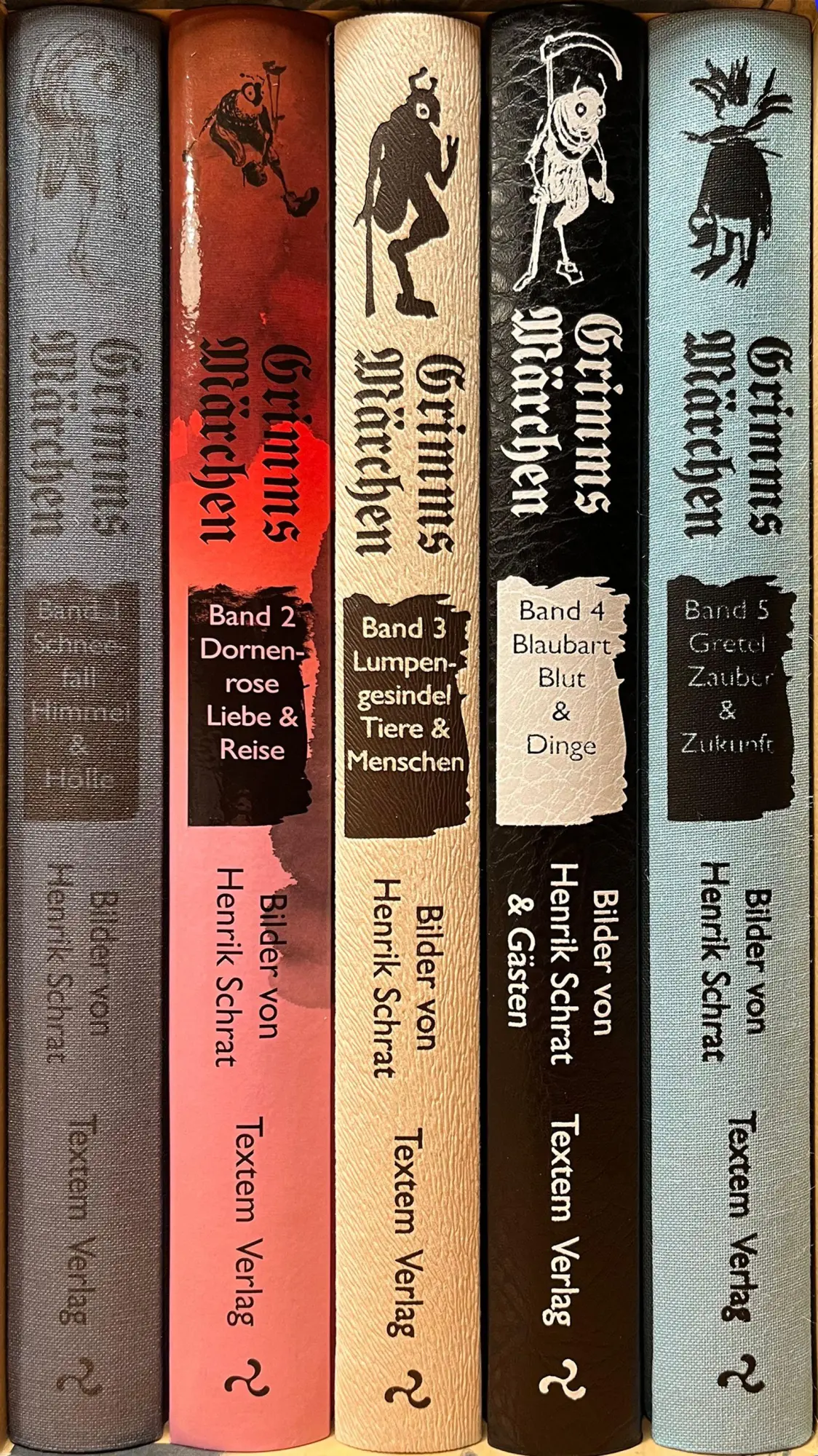 Cover: 9783864853487 | Grimms Märchen | 5 Bücher im Bündel | Henrik Schrat | Buch | 1000 S.