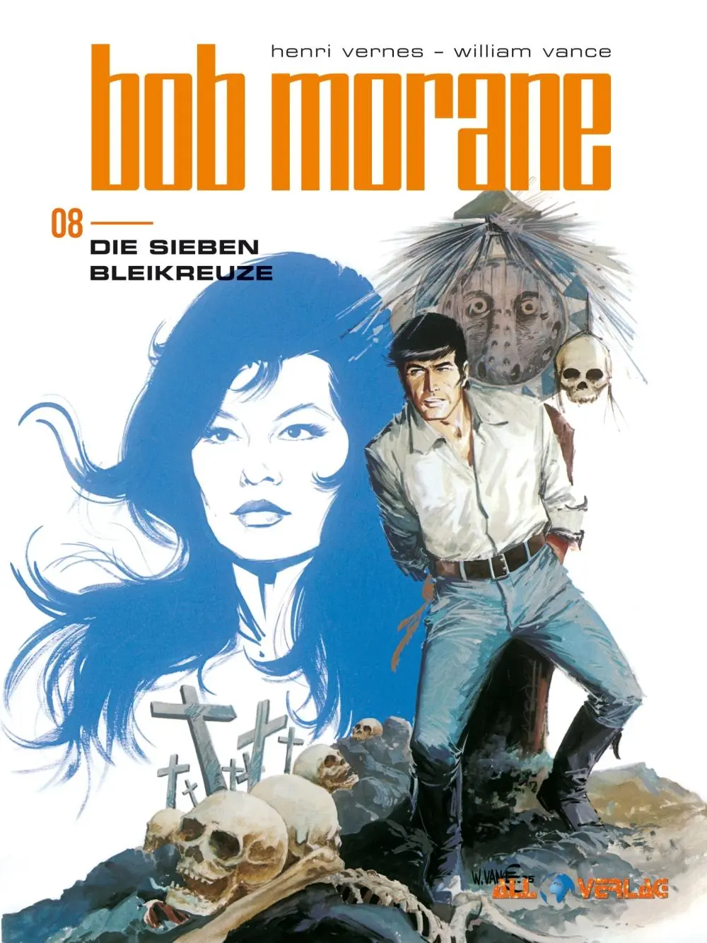 Cover: 9783968043487 | Bob Morane 8 (All Verlag) | Die sieben Bleikreuze | Vernes (u. a.)