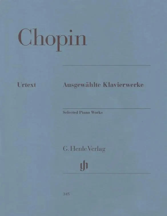 Cover: 9790201803487 | Ausgewählte Klavierwerke | Klavier zu zwei Händen | Frédéric Chopin