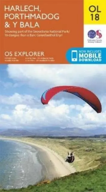 Cover: 9780319263587 | Harlech | Porthmadog &amp; Bala / Y Bala | (Land-)Karte | Karte/Landkarte