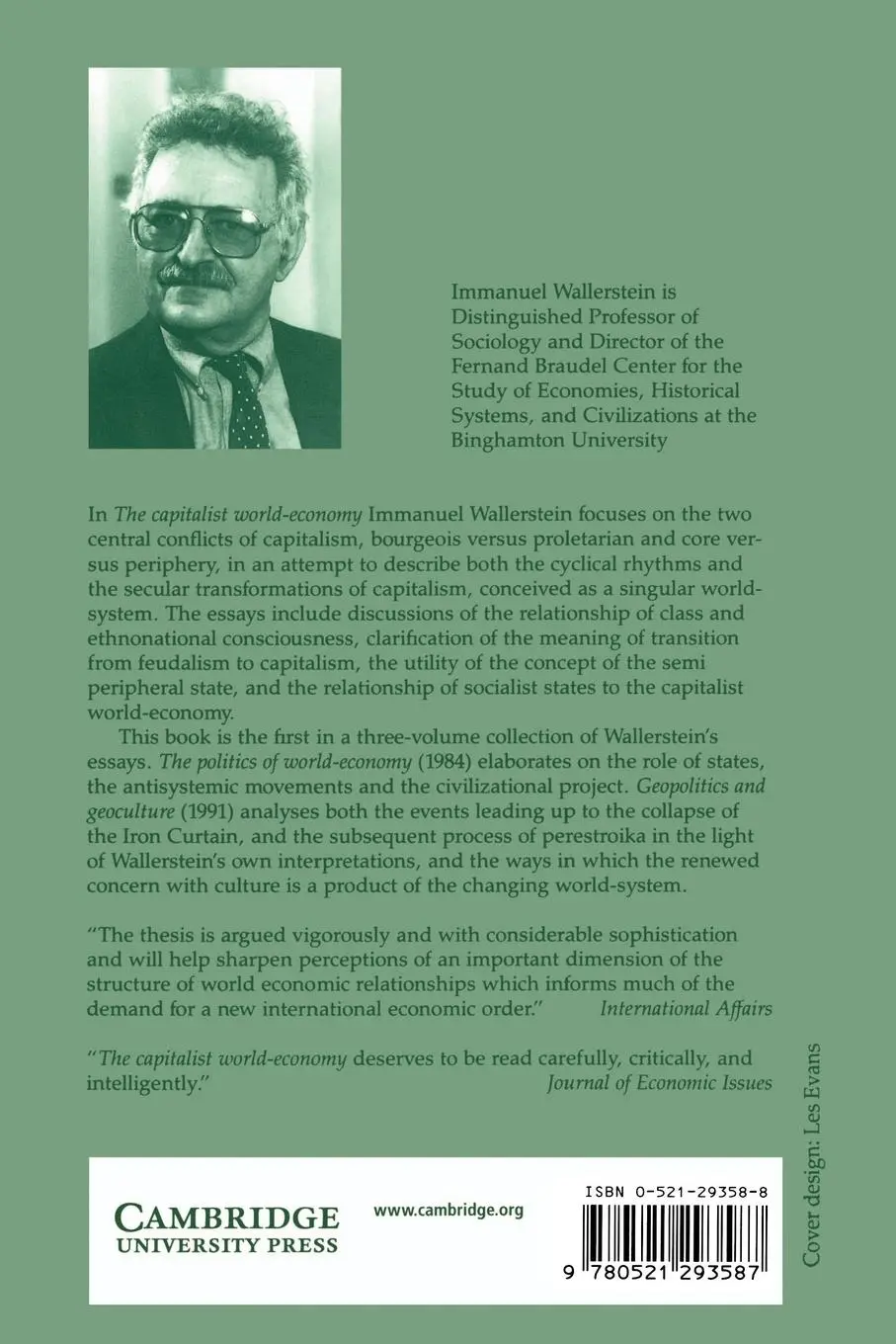 Rückseite: 9780521293587 | The Capitalist World-Economy | Immanuel Maurice Wallerstein | Buch