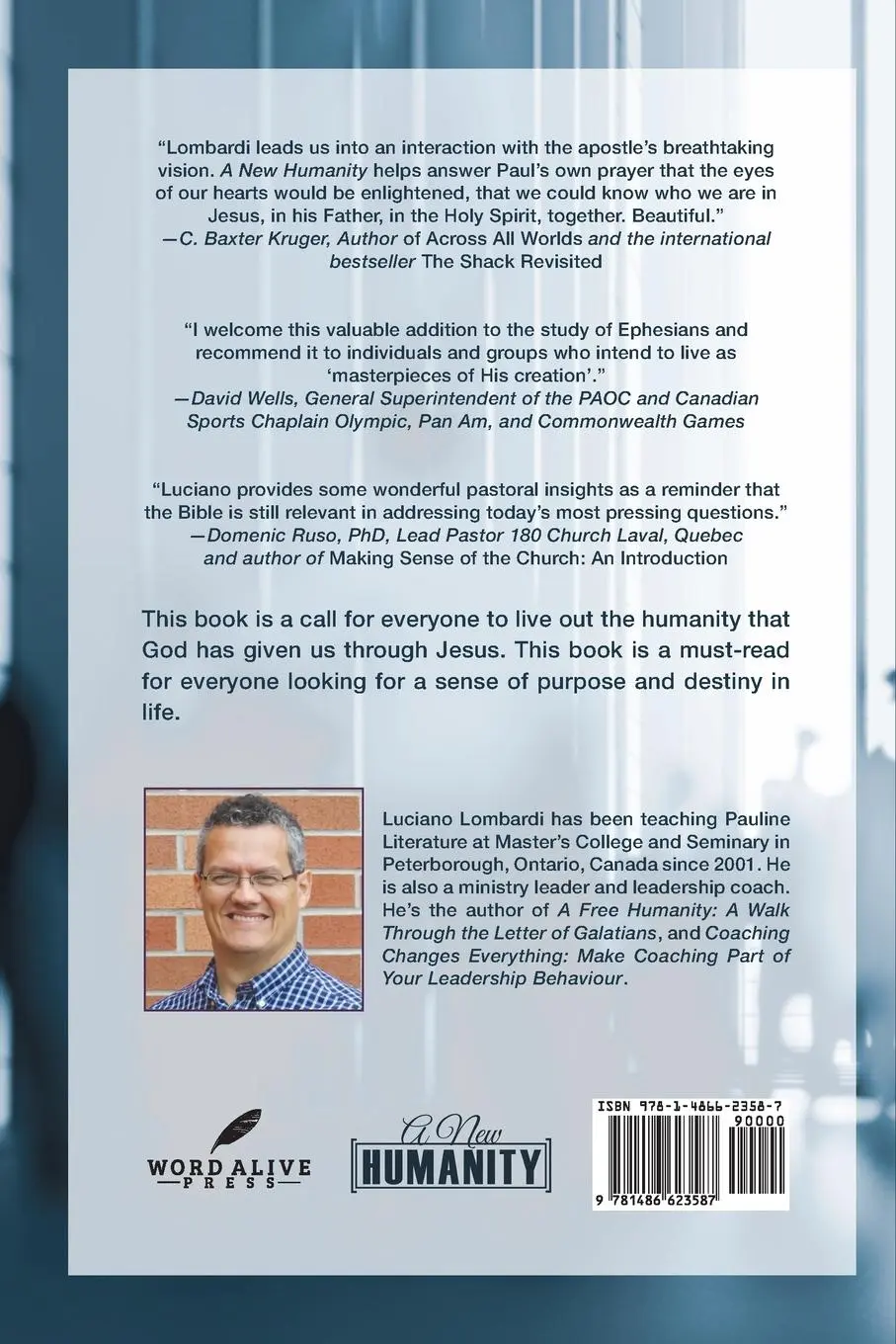 Rückseite: 9781486623587 | A New Humanity | A Walk through the Letter of Ephesians | Lombardi