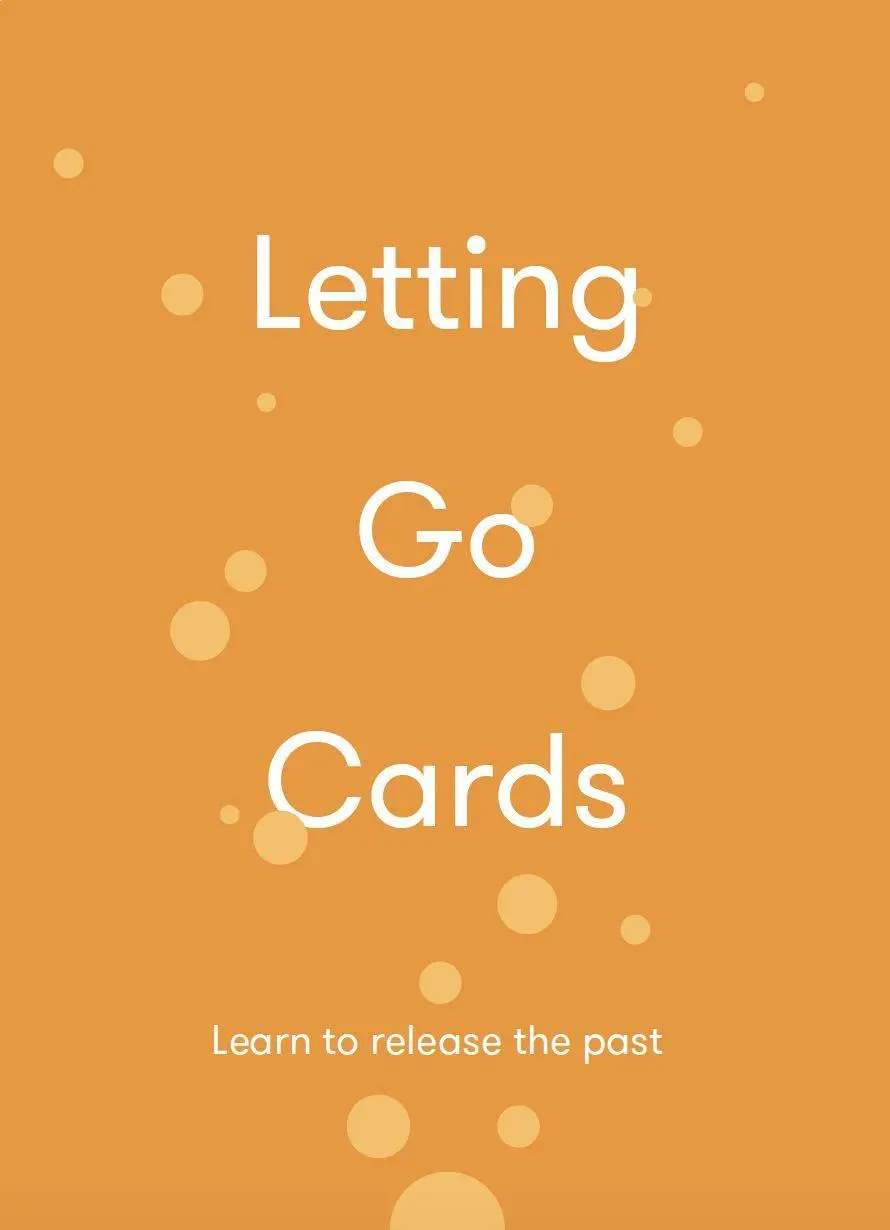 Cover: 9781916753587 | Letting Go Cards | Learn to Release the Past | The School | Spiel