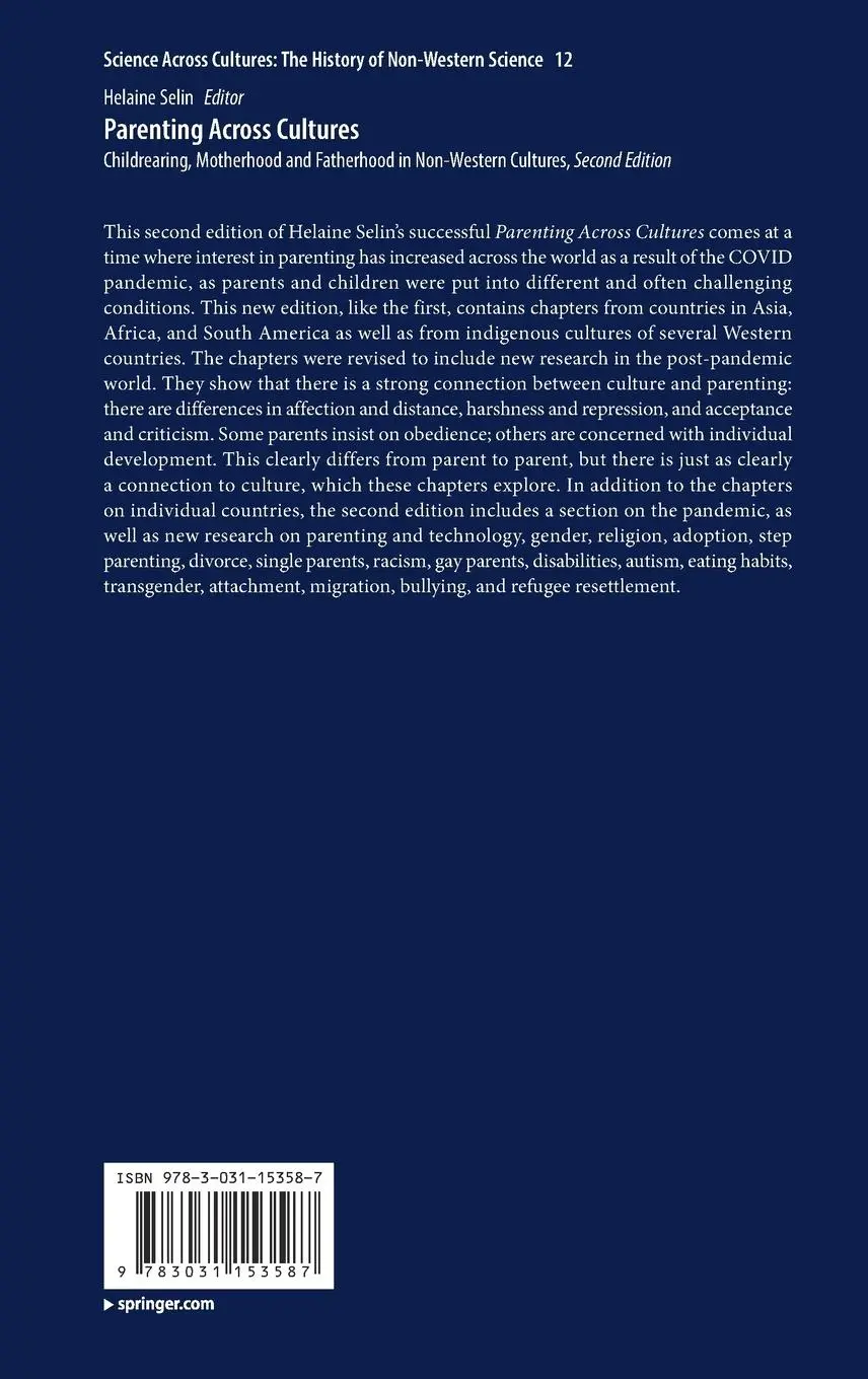 Rückseite: 9783031153587 | Parenting Across Cultures | Helaine Selin | Buch | xi | Englisch