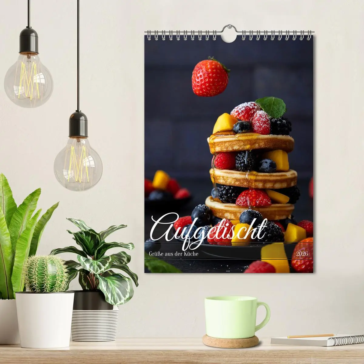 Bild: 9783457263587 | Aufgetischt (Wandkalender 2026 DIN A4 hoch), CALVENDO Monatskalender