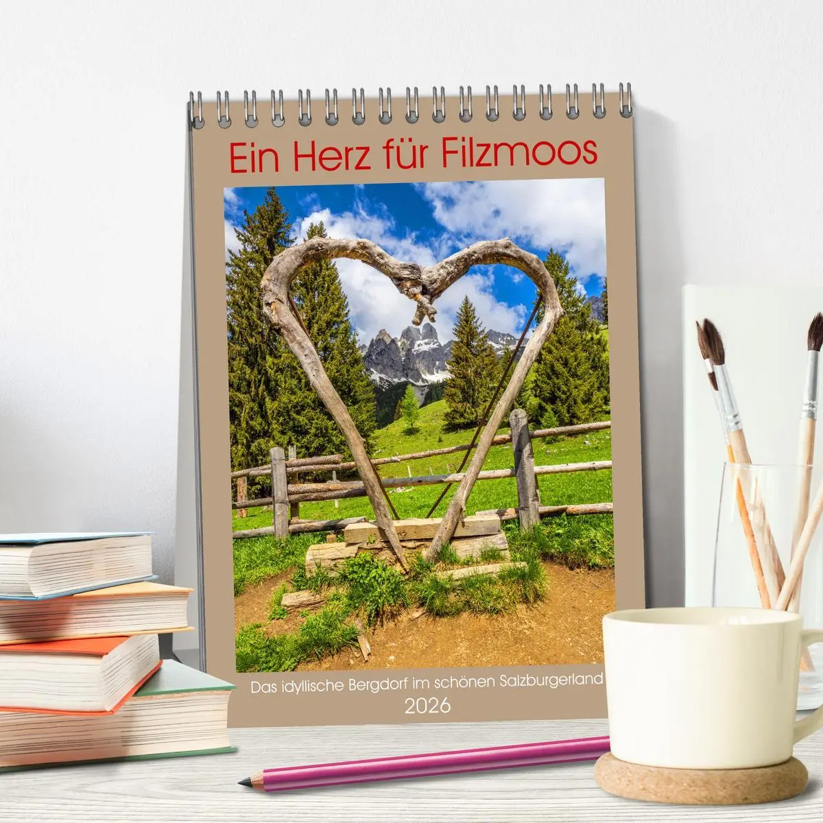 Bild: 9783516283587 | Ein Herz für Filzmoos (Tischkalender 2026 DIN A5 hoch), CALVENDO...