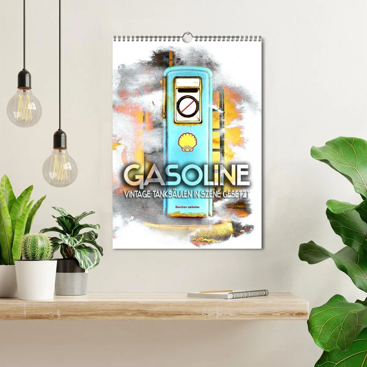 Bild: 9783516353587 | Gasoline - Vintage Tanksäulen in Szene gesetzt (Wandkalender 2026...