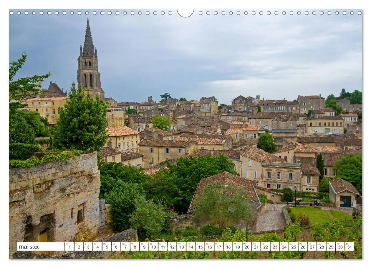 Bild: 9783516593587 | Découvrir la région Nouvelle-Aquitaine (Calendrier mural 2026 DIN...