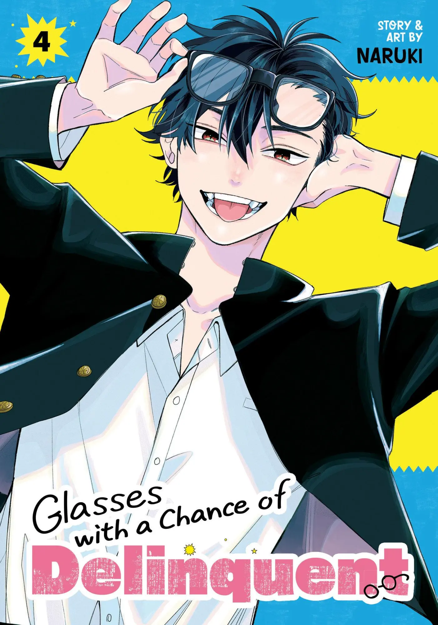 Cover: 9798893733587 | Glasses with a Chance of Delinquent Vol. 4 | Naruki | Taschenbuch