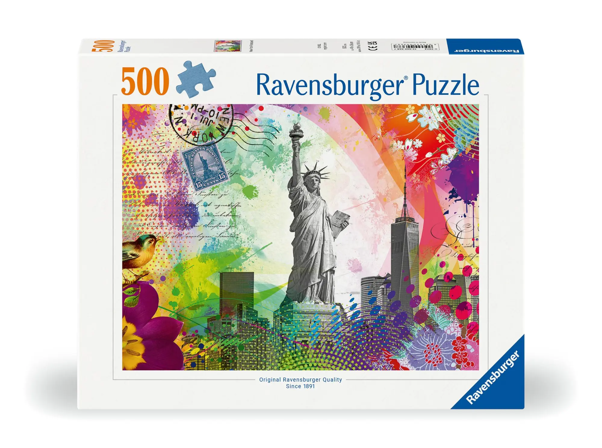 Cover: 4005555003687 | Erwachsenenpuzzle 500 Teile - Postkarte aus New York | Spiel | Deutsch