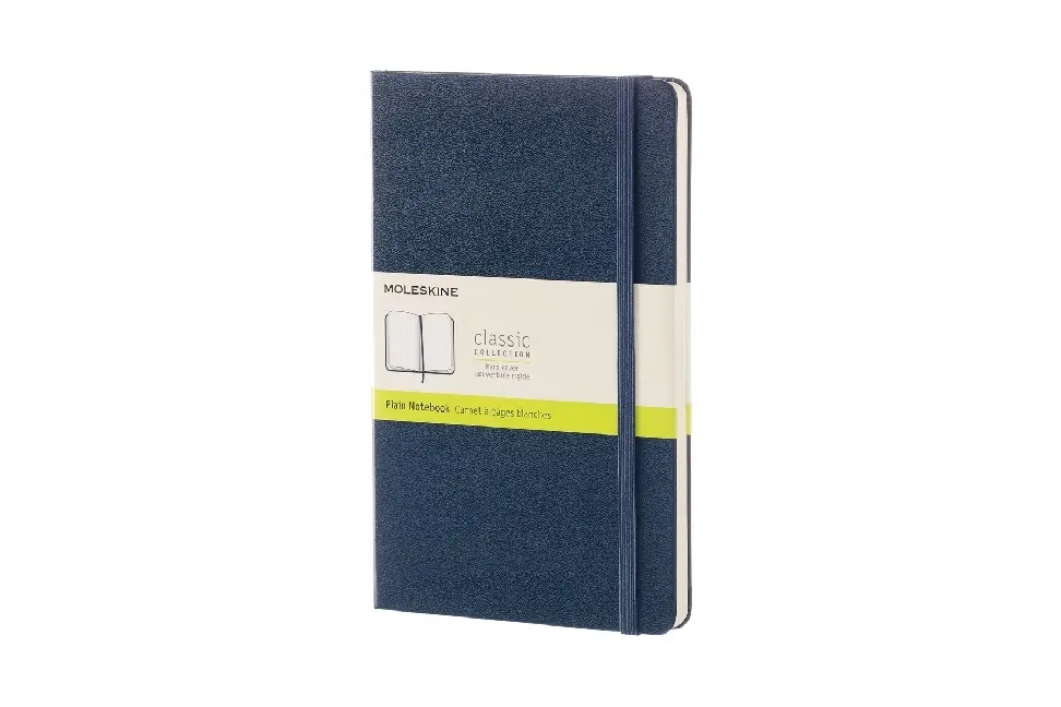 Cover: 8051272893687 | Moleskine Notizbuch, Large Size, Blanko, saphir | MOLESKINE | Buch